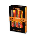 Σετ κατσαβίδια ίσια - σταυρωτά μονωμένα VDE 1000 V , 6 τεμαχίων BETA 1273MQ/D6