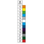 Κασετίνα με καρυδάκια 1/2¨ εξάγωνα κρουστικά χρωματιστά για πιο εύκολη χρήση , 13 τεμαχίων BETA 720MC/C13