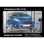 Ευθυγράμμιση αυτοκινήτων σε δικόλωνο νέας γενιάς πλήρως ασύρματη RAVAGLIOLI TD2.0WIFI