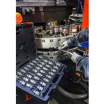 Κασετίνα με καρυδάκια TORX,ALLEN,RIBE, ΠΟΛΥΣΦΗΝΑ XZN 1/2'' κοντά , 36 τεμαχίων HAZET-VIGOR