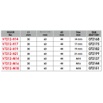 Σετ καρυδάκια 3/4'' ALLEN & πολύσφηνα XZN κρουστικά, 7 τεμαχίων HAZET-VIGOR