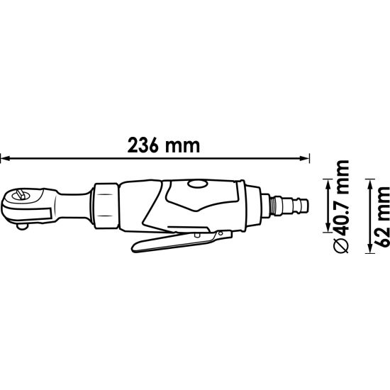 Αεροκαστάνια 1/4”  HAZET-VIGOR 